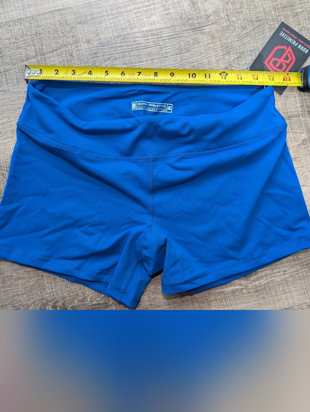 Nwt Born Primitive Womens Athletic Shorts - Royal Blue Size Xl